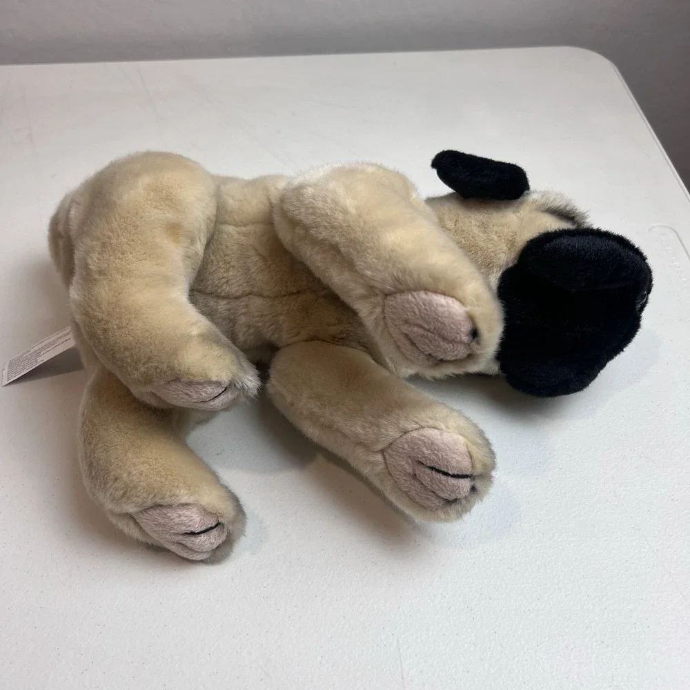 Animal Alley Toys R Us Pug Puppy Dog Plush Stuffed Animal Realistic 12